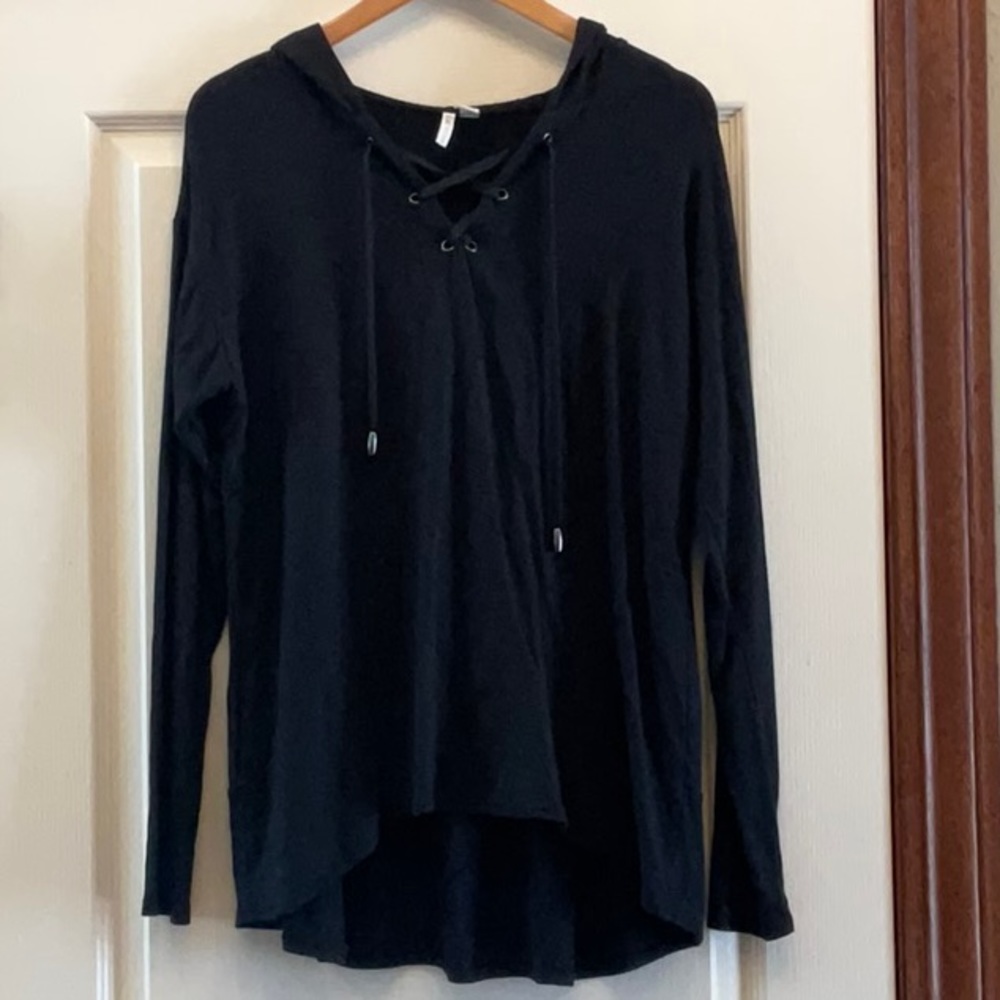 Cato Long Sleeve Black Top!